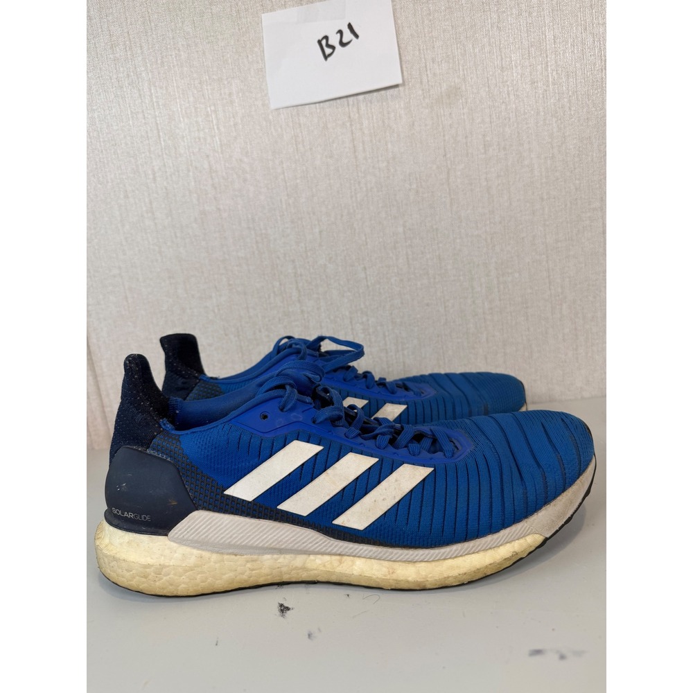 Adidas Men's Continental Boost Solar Glide, Blue and White,‎ Size 9